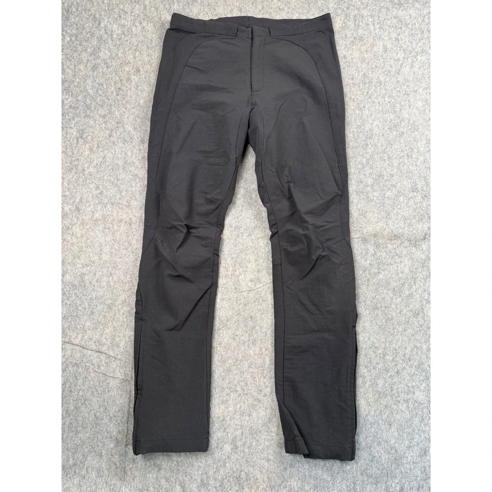 REI Co-op Mens Black Softshell Hiking Pants Stretch Technical Trousers Size S